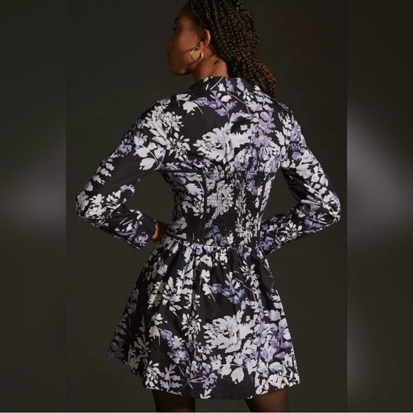 EUC Anthropologie Corset Shirt 100% Cotton Dress Sz 6 - Picture 5 of 16